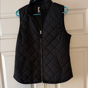 Old Navy Black Quilted Women's Vest